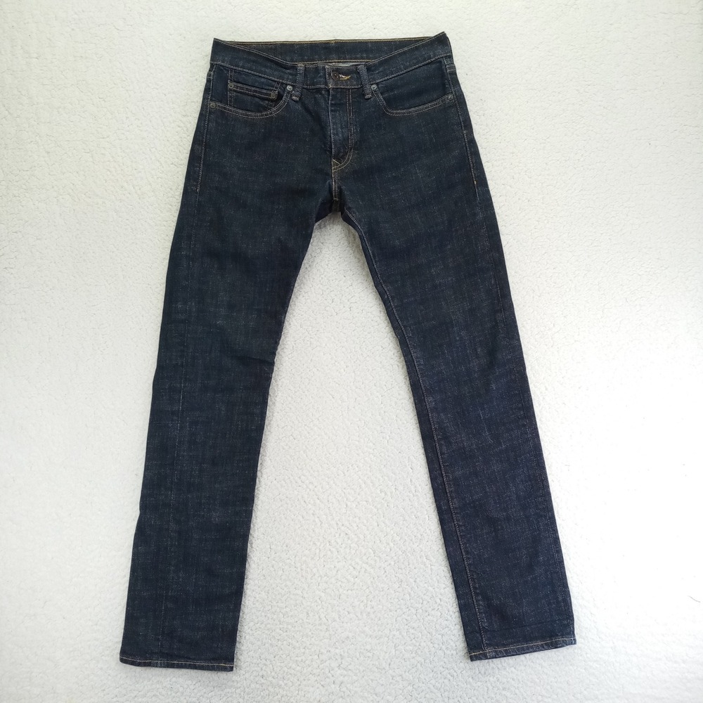 Levis Matchstick Skinny Jeans Mens 32x32 Dark Indigo Blue Stretch Denim Pants
